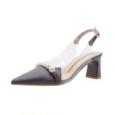 Women's Closed Toe Summer Wear Stiletto Pointed Sandals